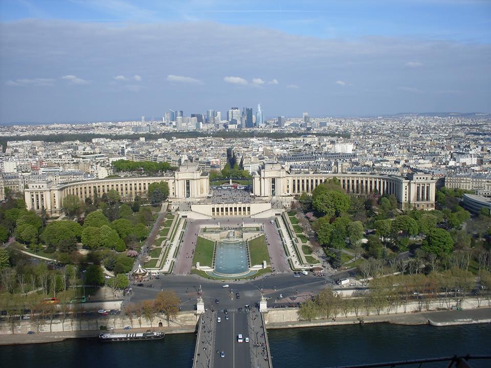 du sommet de la Tour Eiffel