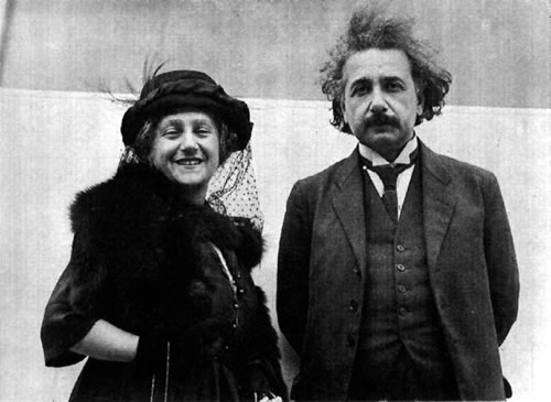 Albert et Elsa Einstein
